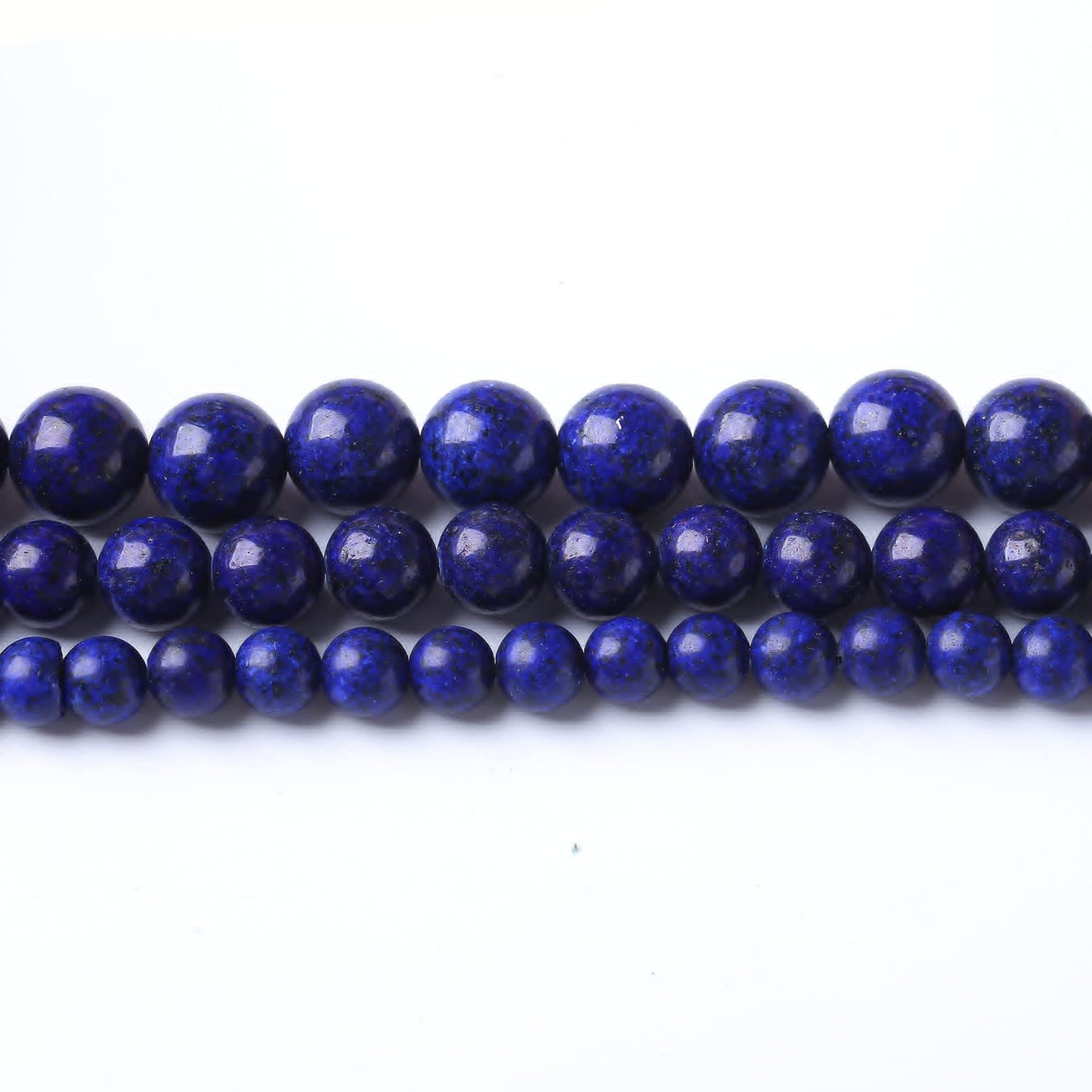 8MM Lapis Lazuli Stone Round Loose Beads Natural Gem Beads Crystal Energy Stone Beads for Jewelry Making DIY Bracelet Necklace
