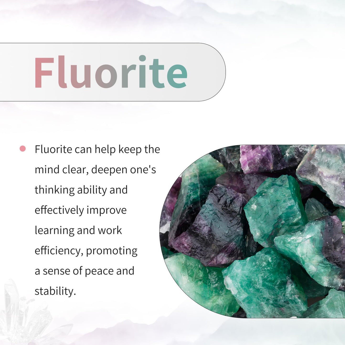 TUMBEELLUWA Fluorite Crystal Ball with Stand for Fortune Teller Witchcraft Divination, Decorative Gemstone Sphere for Home Decor, 51-60 mm