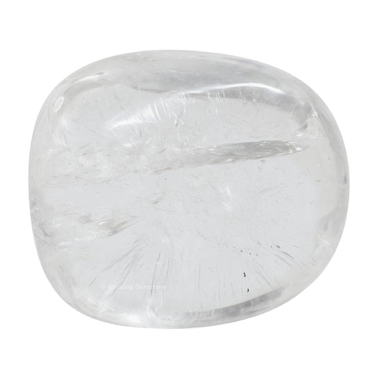 Amazing Gemstone Clear Quartz Crystals and Healing Stones Tumbled - 1 Oz Clear Quartz Stone, Natural Healing Stones for Energy Balance, Stress Relief - Polished Gems Rocks