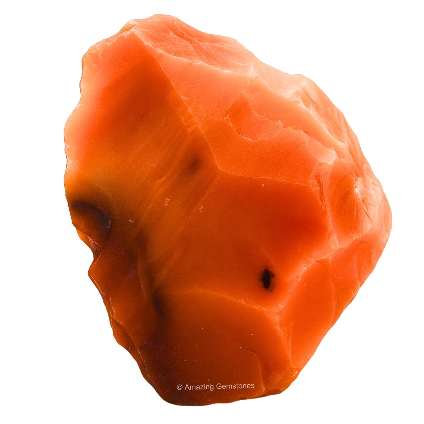 Amazing Gemstone Carnelian Raw Crystals and Healing Stones, Natural Rocks for Tumbling - DIY Raw Stones and Crystals, 2 Pieces