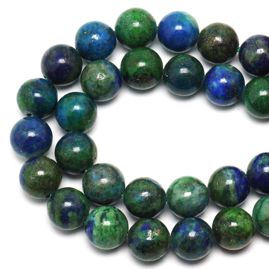 DIQIO Natural Stone Beads Gemstone Beads for Jewelry Making - 6mm Phoenix Lapis Lazuli Beads for Bracelets, Green Jasper Round Beads(58-60pcs, 6mm, Phoenix Lapis Lazuli)