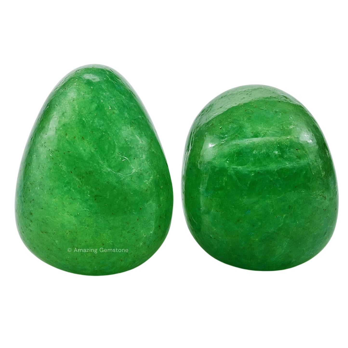Amazing Gemstone Green Strawberry Quartz Crystals and Healing Stones Tumbled - 1 oz Green Strawberry Quartz Stone, Healing Stones for Energy Balance, Premium Polished Gems Rocks for Meditation
