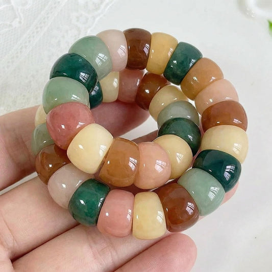 Embtrem Fidget Bracelet Bodhi Seed Bracelets Anxiety Fidget Bracelets Protection Healing Stretch Alleviate Anxiety Stress Protection Healing Bodhi Jewelry Gifts for Women Men