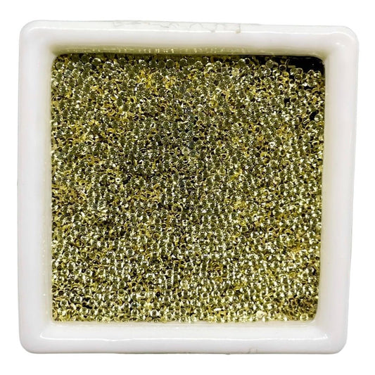 VVS 100 Pcs Natural Yellow Sapphire 1mm Round Diamond Cut Loose Gemstones Lot