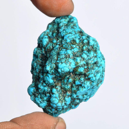 Natural AAA++ Quality Turquoise 114.00 Ct Certified Healing Crystal Raw Rough Blue Turquoise Gemstone