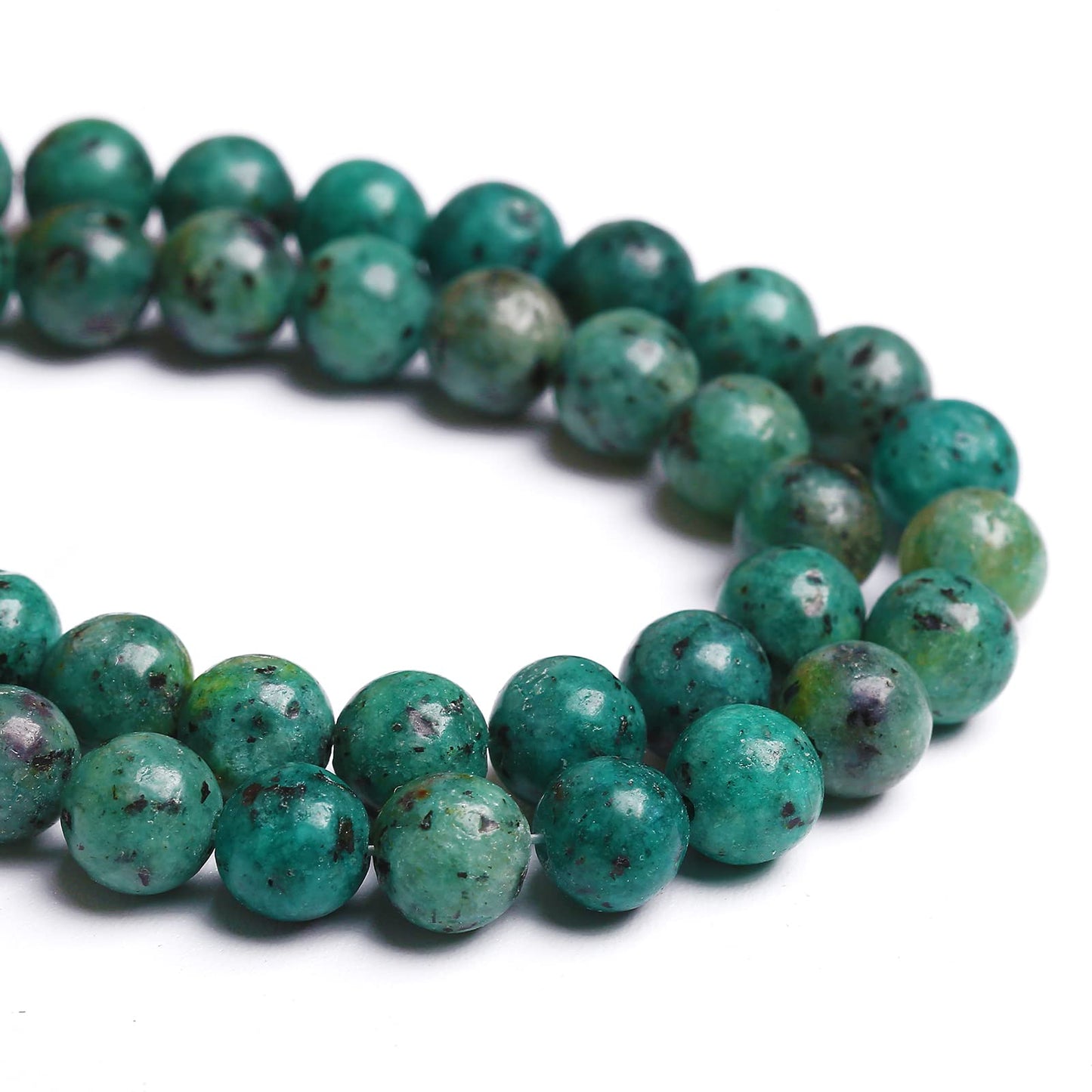 6MM 60PCS Natural Stone African Turquoise Loose Beads for Jewelry Making DIY Bracelet
