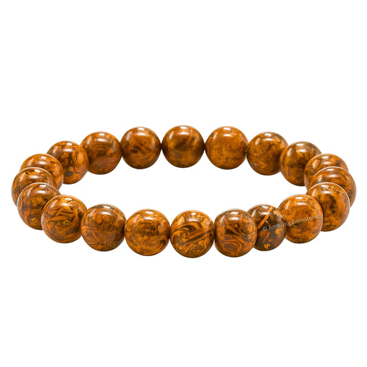 Amazing Gemstone Crystal Bracelet for Women Men's Gifts - Protection Healing Crystal Bracelet - 8mm Gemstone Beaded Stretchable Bracelet Pulseras Para Hombres Mujer Stocking Stuffers Mothers Day Gift (Mariyam Jasper)