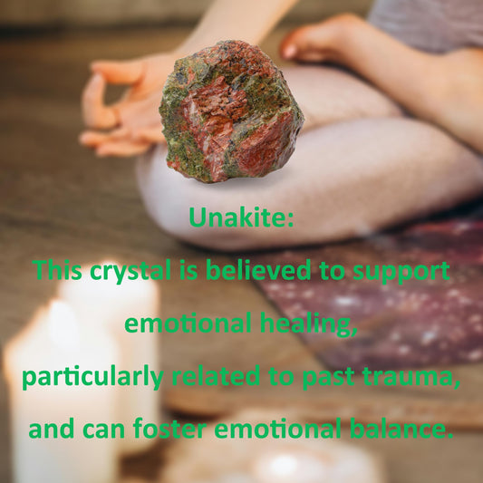 XIANNVXI Unakite 1.8-2.2" Large Raw Crystals and Healing Stones Natural Rough Crystal Rocks Tumbling Cabbing Polishing Fountain Rocks 1PCS