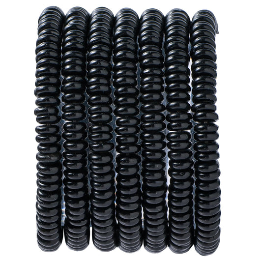 Natural Black Onyx Agate Disk Stone Spacer Beads 6x2mm 38cm/str Flat Rondelle Loose Semi Gemstone Caps for Making Bracelets Necklace