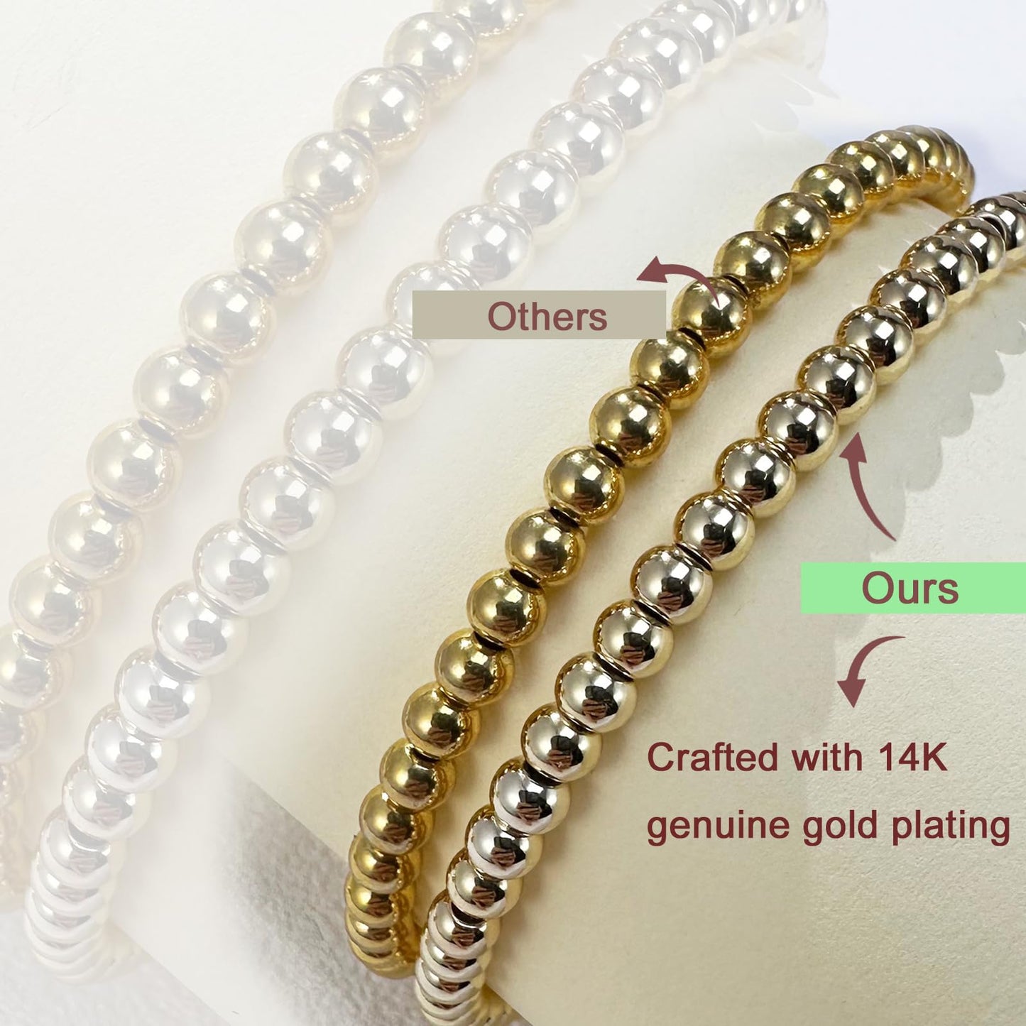 Free bird Gold Birthstone Bracelets for Women May Birthstone Jewelry Birthday Gifts for Women Dainty Gold Beaded Bracelet Gifts for Mom Wife Emerald Green Bracelet Graduation Gifts