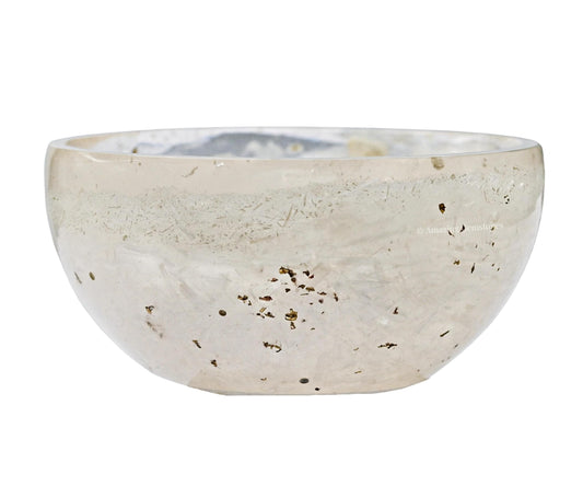 Amazing Gemstone Selenite Orgonite Orgone Crystal Gemstone Bowl -2" Orgonite Selenite Crystal Bowl for Meditation, Crystals and Healing Stones Gift and Protection