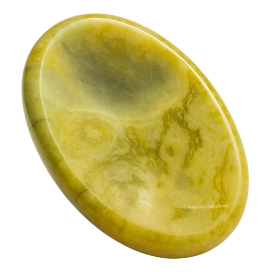 Amazing Gemstone Serpentine Worry Stone Crystals, Healing Stones