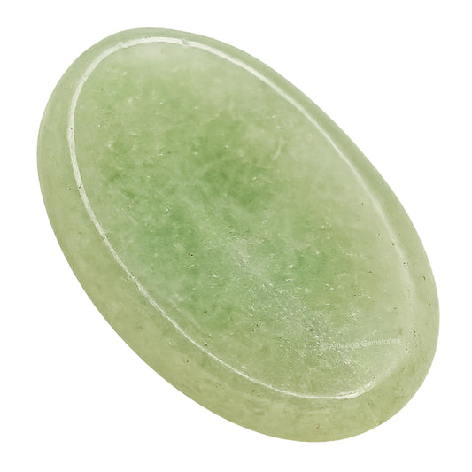 Amazing Gemstone Green Aventurine Worry Stone Crystals and Healing Stones - Worry Stones for Stress Relief Gifts - Piedra Crystal Fidget for Meditation - Unique Stocking Stuffers and Birthday Gifts