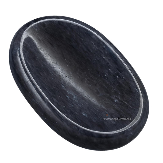 Amazing Gemstone Blue Aventurine Worry Stone Crystals and Healing Stones - Worry Stones for Stress Relief Gifts - Piedra Crystal Fidget for Meditation - Unique Stocking Stuffers and Birthday Gifts
