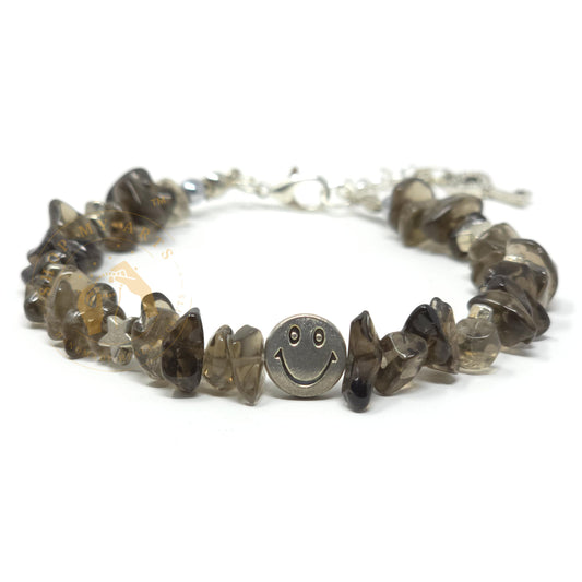Shop My Arts Smoky Quartz Bracelet for Women - Birthday Gifts for Women Mom with Authentic Crystals and Healing Stones