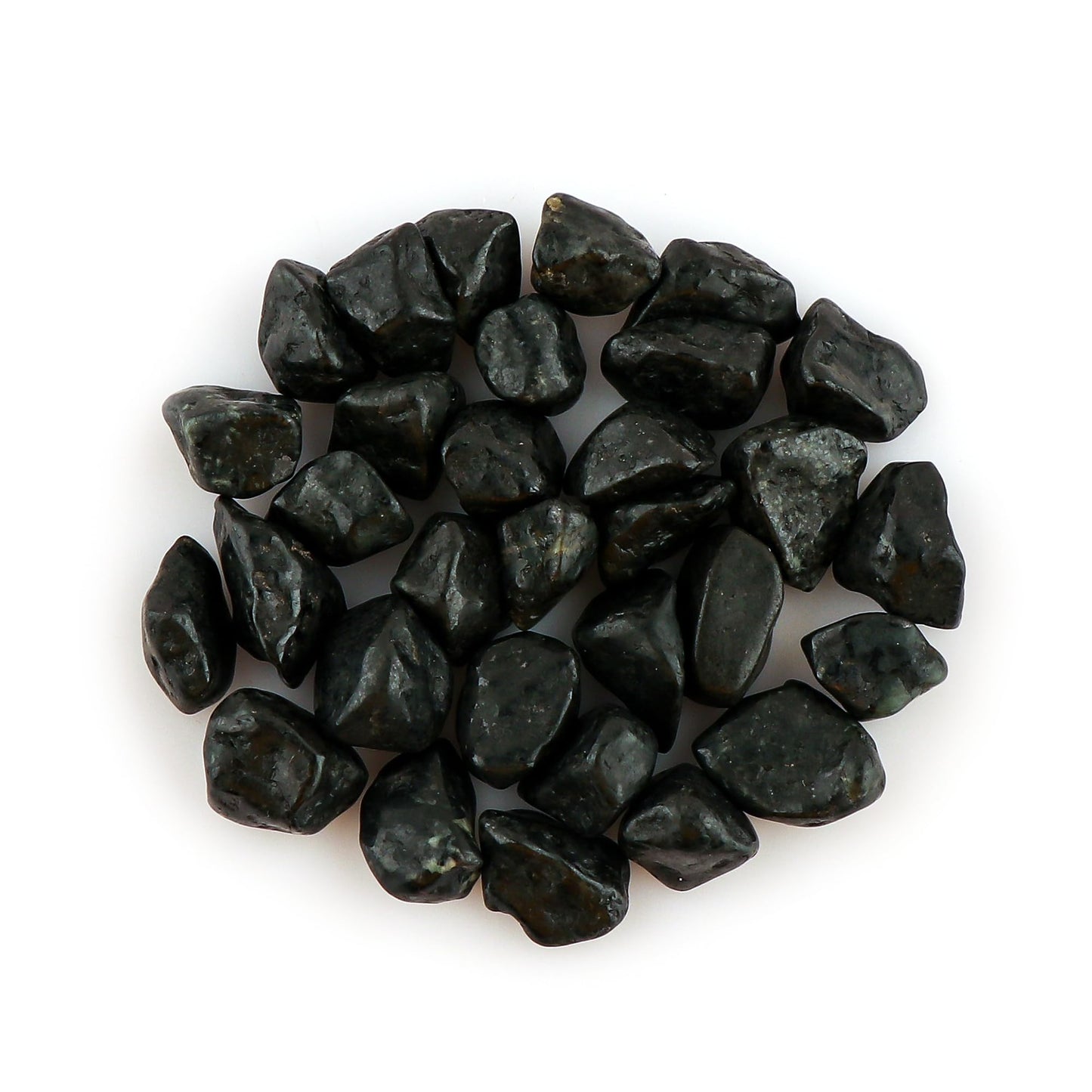 CRYSTALIS 100cts Natural Black-Agate Polished Raw Crystals, Loose Gemstone Wholesale Bulk Rough Jewelry Making Supply, Chakra And Healing Raw Stones, Wire Wrapping, DIY, Tumbling, Gem Collection