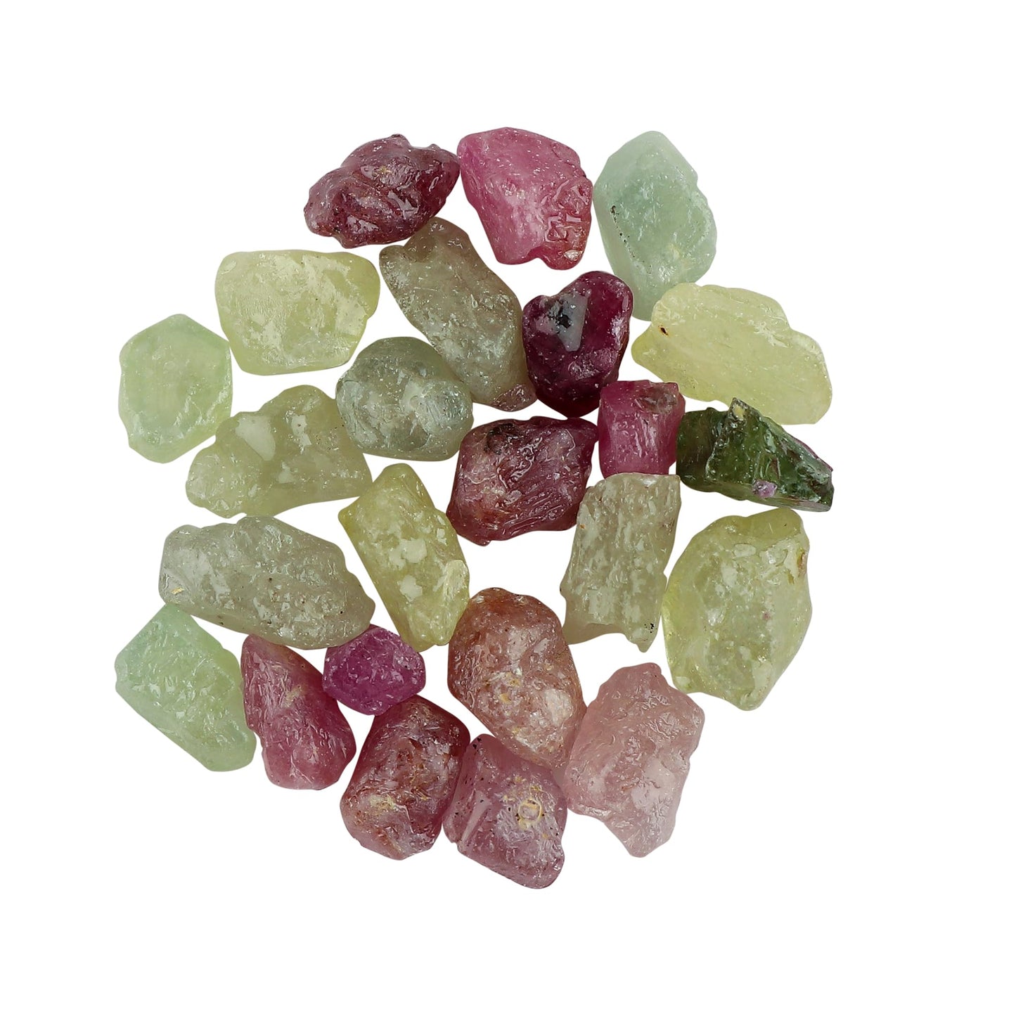 CRYSTALINES 100cts, Wholesale Genuine Raw Multi Sapphire Gemstone, Rough Stones, Bulk Loose Supplies, DIY Crafts-Jewelry Making, Chakra Healing Crystals, Birthstone, Gem Collection, 22-24pcs