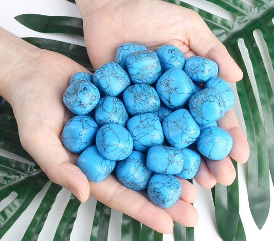 DUQGUHO Green Turquoise Crystals Healing Crystal Stones Set Natural Crystals Bulk Irregular Stones 0.45 lbs