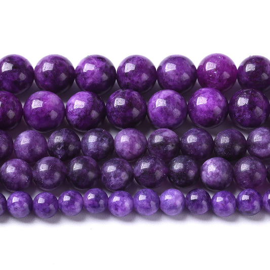 4MM 86PCS Natural Purple Charoite Jade Quartz Crystal Beads for Jewelry Making DIY Bracelet 1 Strand