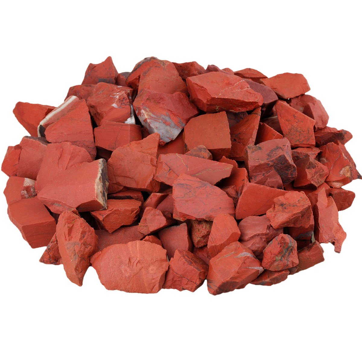 rockcloud 1 lb Natural Healing Crystal for Cabbing,Tumbling,Cutting,Lapidary,Polishing,Reiki Crytsal Healing,Red Jasper
