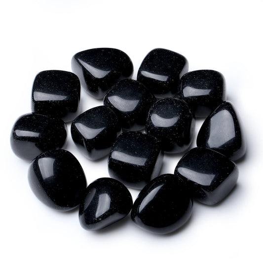 MAIBAOTA Black Obsidian Crystal Stones Natural Healing Crystals Bulk Polished Tumbled Crystals Stones Rocks Energy Balance Crystal Gemstones Vase Filler Decorative Reiki Witch Quartz Crystals