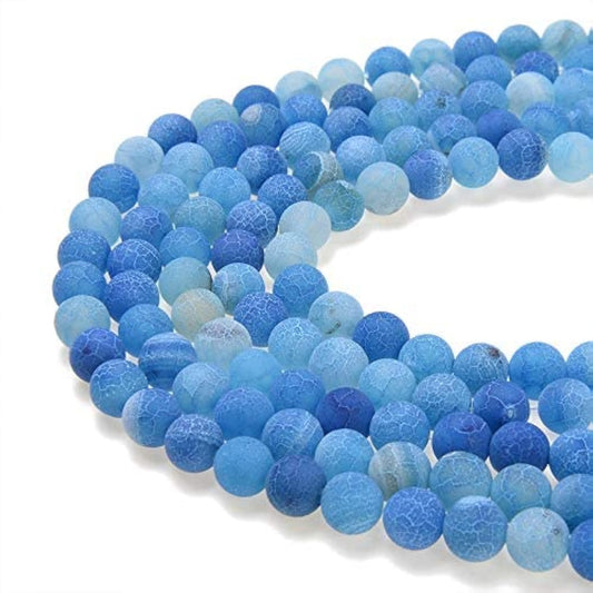 PLTbeads Natural Gemstone Loose Beads Matte Approxi 15.5 inch DIY Bracelet Necklace for Jewelry Making (10mm, B07JFMWHGV)