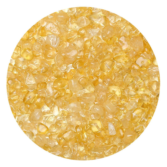 Natural Chip Stone Beads 450pcs Citrine Chips 5-8mm Genuine Real Irregular Healing Crystal Rocks Hole Drilled DIY Loose Gemstone Beads for Jewelry Making Bracelet Earrings Necklace Crafting