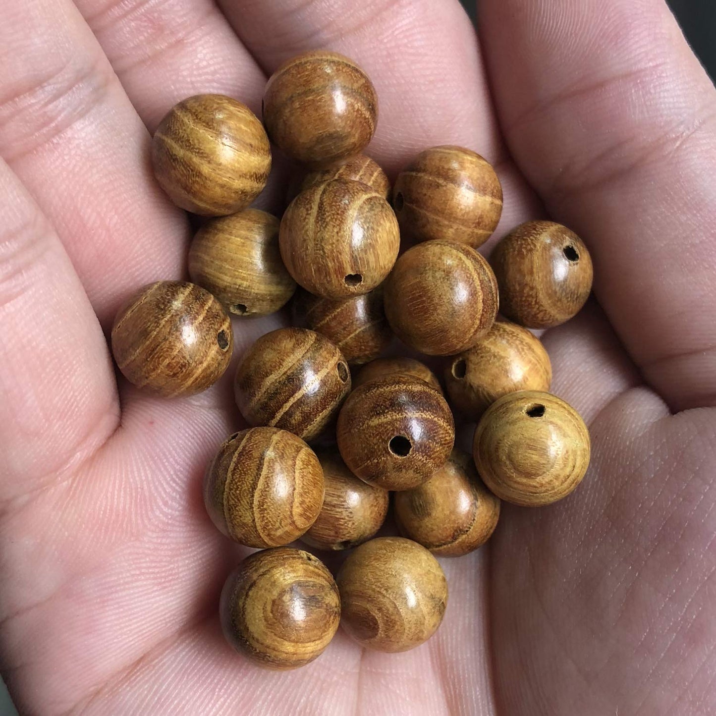CarpenterC 200pcs 6mm Gorgeous Natural Round Polished Rosewood Loose Beads for Jewelry Making DIY Handmade Crafts