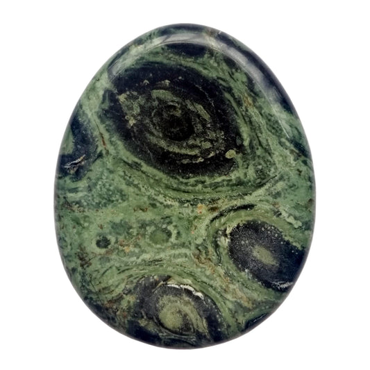 Bacatgem Natural Kambaba Jasper Water Drop Chakra Thumb Worry Stone,Stress Relax Healing Reiki Crystal Pocket Palm Stones