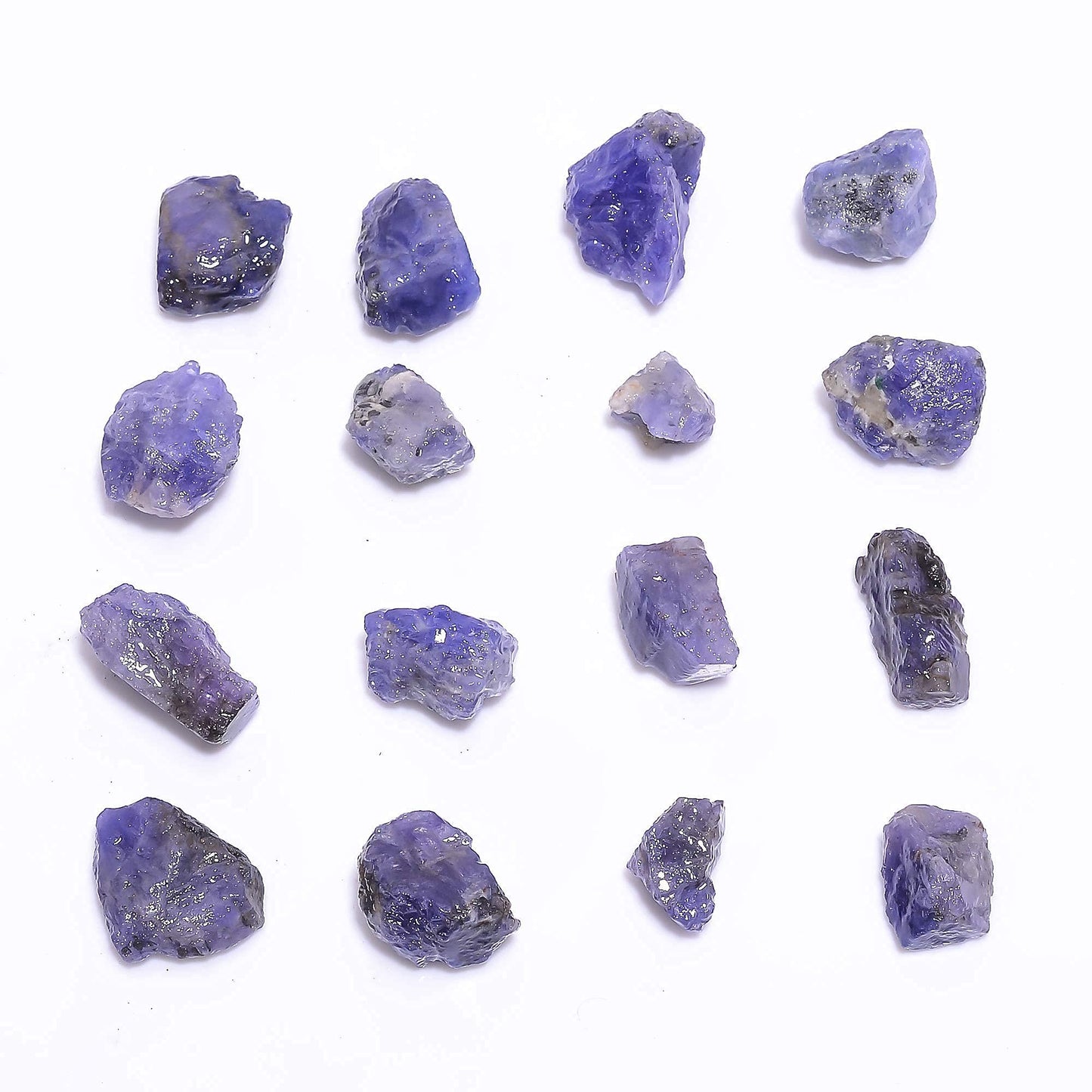 GEMKORA (5 to 6pcs) (100 carats) Natural Raw Tanzanite Stone, Rough Gemstone and Crystals, Wholesale Lot, Raw Crystals, Rock Stones, Jewelry Making Supplies, DIY & Crafts, 10 to 20 mm