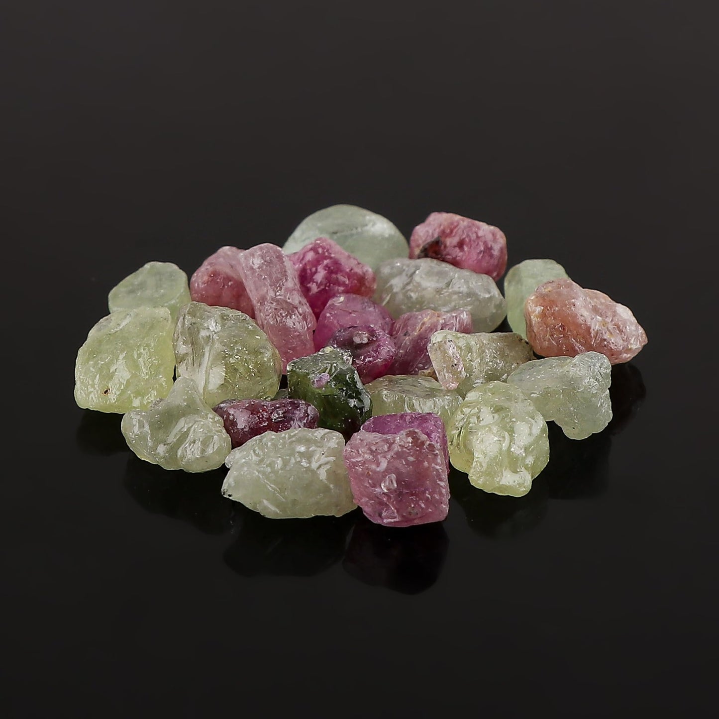 CRYSTALINES 100cts, Wholesale Genuine Raw Multi Sapphire Gemstone, Rough Stones, Bulk Loose Supplies, DIY Crafts-Jewelry Making, Chakra Healing Crystals, Birthstone, Gem Collection, 22-24pcs