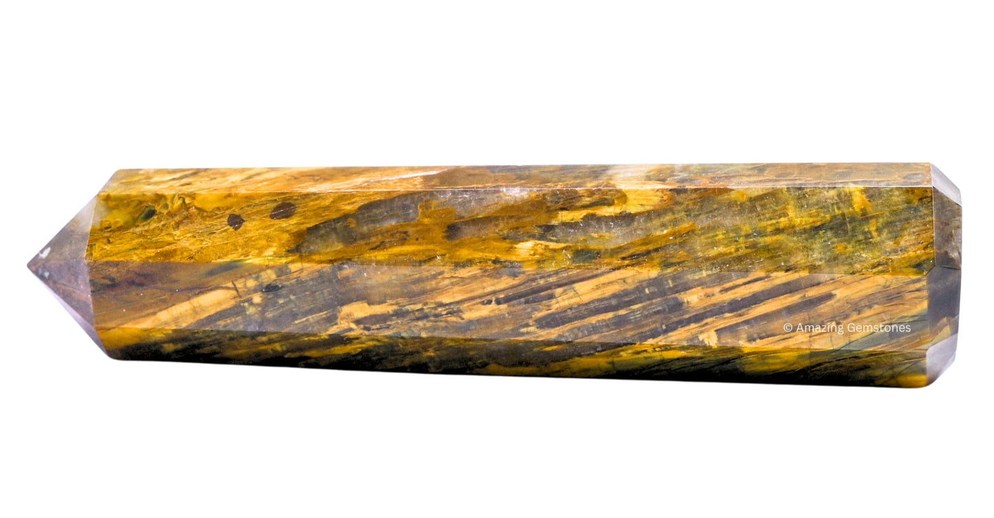 Amazing Gemstone Nellite Crystal Towers ~ Natural Healing Crystal Point Obelisk for Reiki Healing and Crystal Grid (3" to 4" INCH)