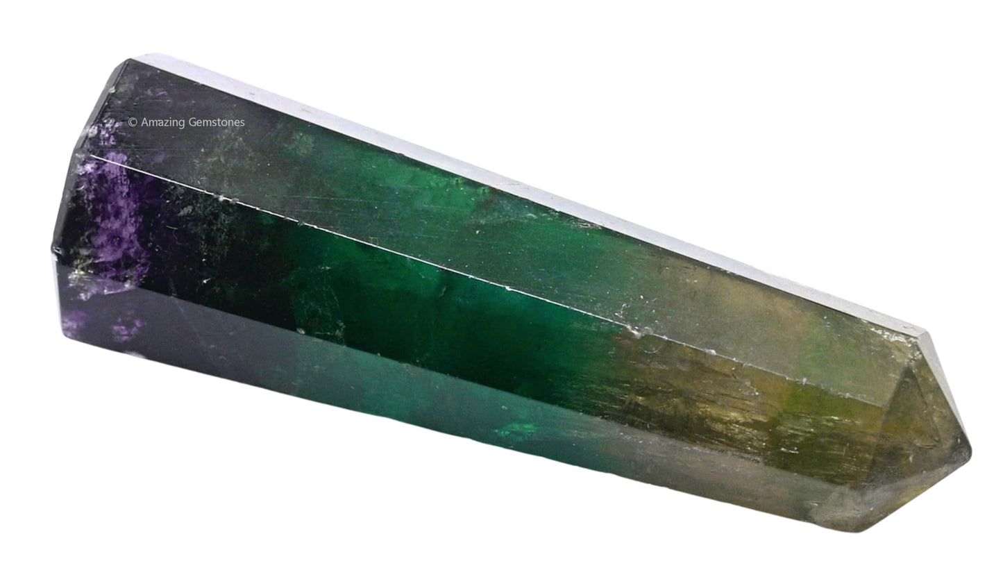 Amazing Gemstone Fluorite Crystal Towers - Natural Healing Crystal Point Obelisk for Reiki Healing and Crystal Grid (3" to 4" INCH)