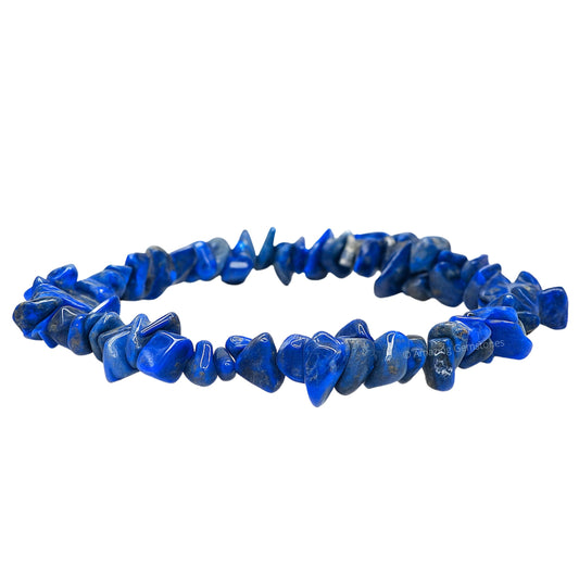 Amazing Gemstone Chips Bracelet (Lapis Lazuli)