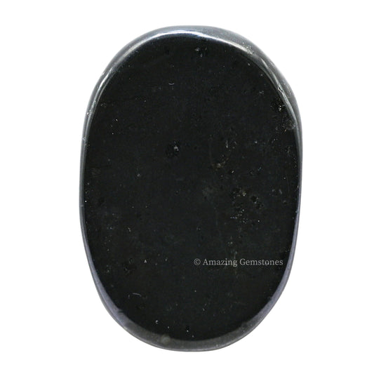 Amazing Gemstone Black Tourmaline Worry Stone, Healing Crystals - Piedra Crystal Fidget for Gift, Meditation, Calming, Relaxation, Stress Relief