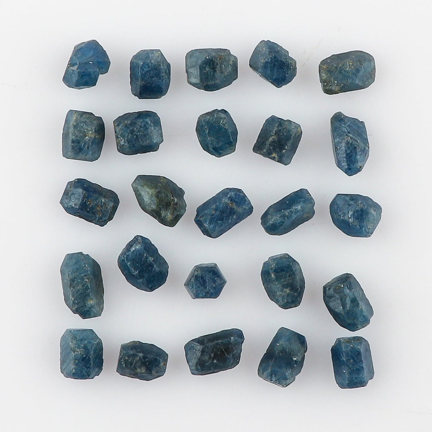 CRYSTALINES (50cts) Natural Raw Blue Sapphire Gemstones, Wholesale Rough Loose Stones, DIY Jewelry Making, Chakra Healing Crystals, September Birthstone, Gem Collection, Approx. 22-24pcs