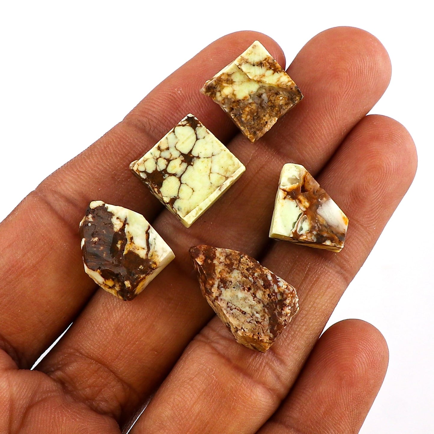 CRYSTALINES 5pcs, AAA Grade Wholesale Natural Raw Lemon Chrysoprase Gemstone, Untreated Rough Crystals, Bulk Loose Stone Supplies, Jewelry Making, Wire Wrapping, Gem Collection