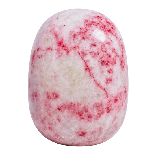 Amazing Gemstone Cinnabarite Crystal Tumbled Stones Polished Rocks - Natural Gem Stones for Healing - DIY Crystals for Protection (1 Piece)