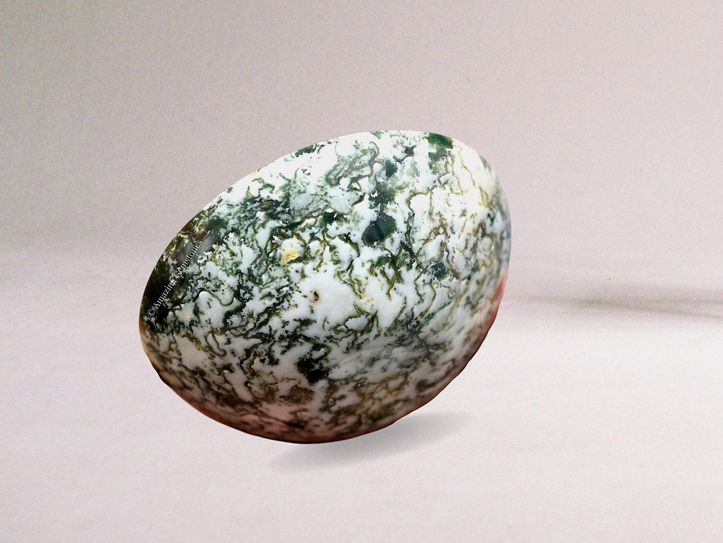 Tree Agate Crystal Bowl - 2 Inch Decorative Bowls for Room and Home Decor - Gemstone Healing Crystals for Elegant Display, Positive Energy Balance and Gift
