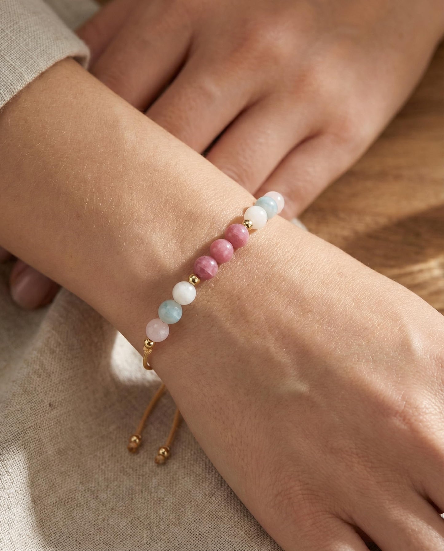 HGDEER Get Well Soon Gifts for Women, Healing Crystals Stones Cards Thinking of You Feel Better After Surgery Encouragement Bracelet