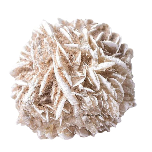 Amazing Gemstone Desert Rose Raw Crystals and Healing Stones, Natural Rocks for Tumbling - DIY Raw Stones and Crystals, 2 Pieces