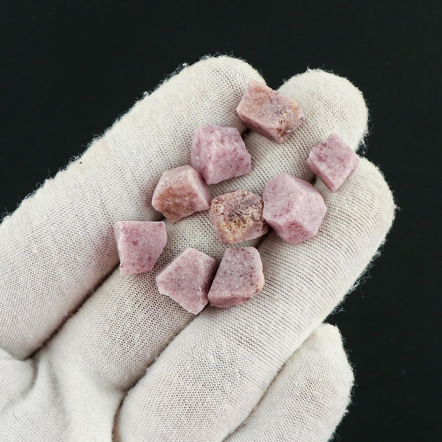 CRYSTALIS 100cts Natural Lepidolite Raw Crystals, Loose Gemstone Wholesale Bulk Rough Jewelry Making Supply, Chakra And Healing Raw Stones, Wire Wrapping, DIY, Tumbling, Gem Collection