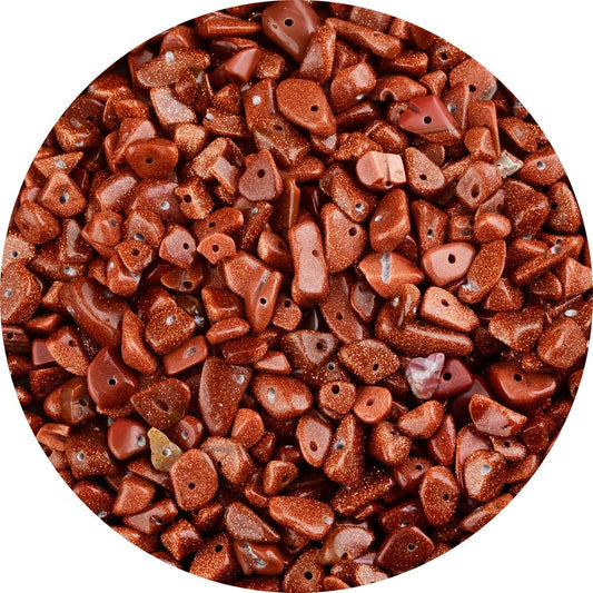 Natural Chip Stone Beads Gold Sandstone 5-8mm About 400 Pieces Irregular Gemstones Healing Crystal Loose Rocks Bead Hole Drilled DIY for Bracelet Jewelry Making Crafting (5-8mm, Gold Sandstone)