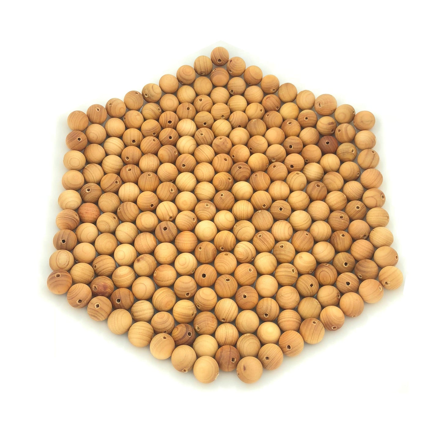 CarpenterC 500pcs 10mm Gorgeous Natural Round Polished Rosewood Loose Beads for Jewelry Making DIY Handmade Crafts