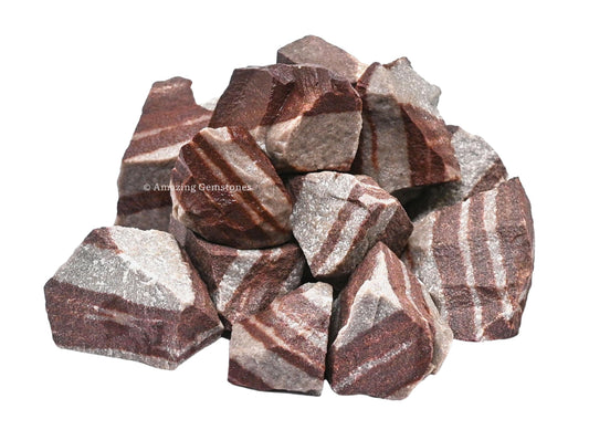 Amazing Gemstone Narmada Shiva Lingam Raw Crystals and Healing Stones, Natural Rocks for Tumbling and DIY Raw Stones and Crystals (1 lb)