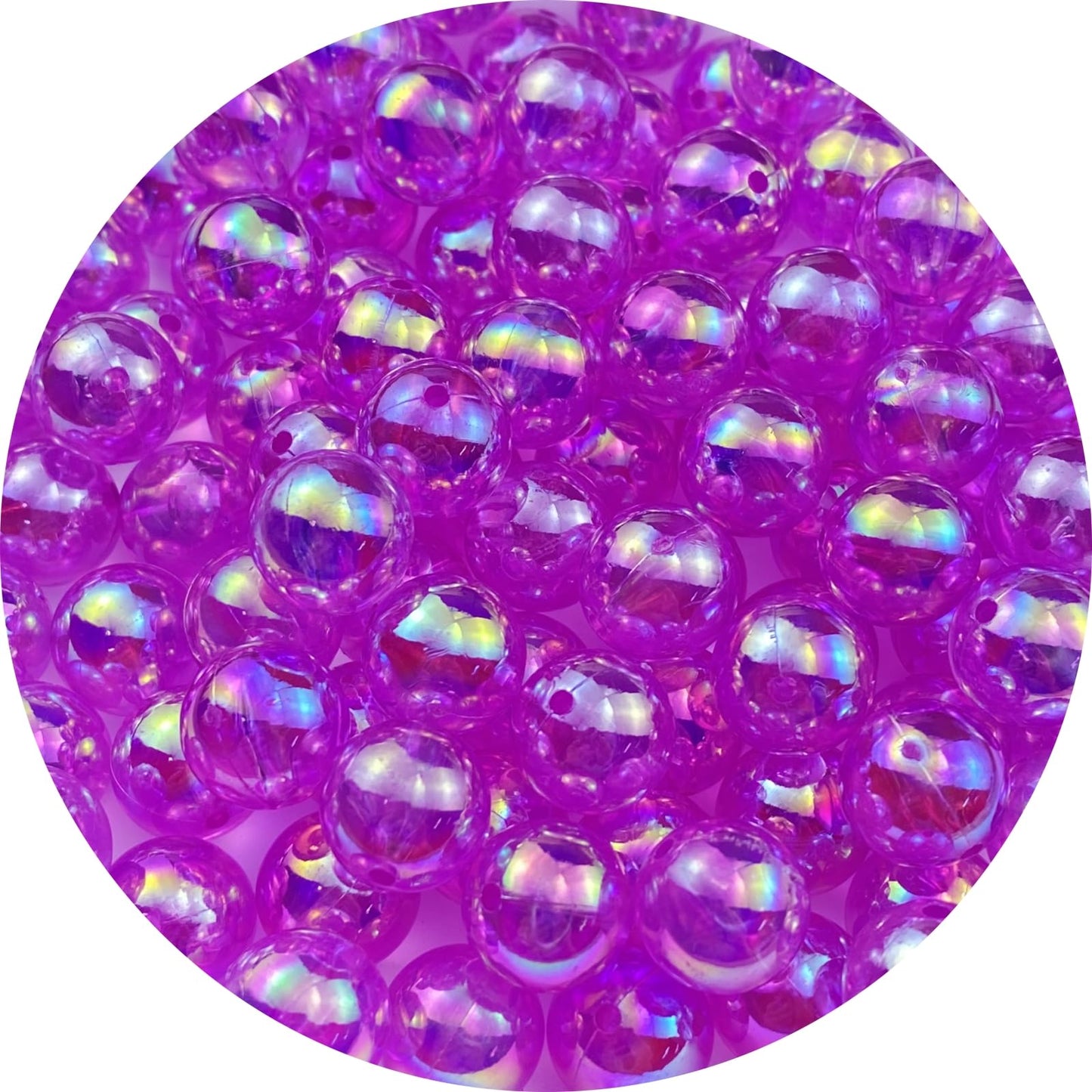 1000pcs Acrylic Round Beads 6mm AB Colors Craft Beads Round Spacer Beads with Holes for Earring Bracelet Necklace Key Chains Jewelry Making(Light Peach AB)