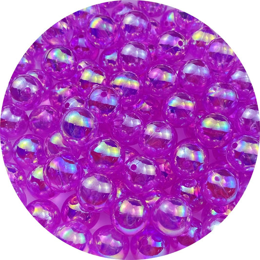200pcs Acrylic Round Beads 10mm AB Colors Craft Beads Round Spacer Beads with Holes for Earring Bracelet Necklace Key Chains Jewelry Making(Light Peach AB)