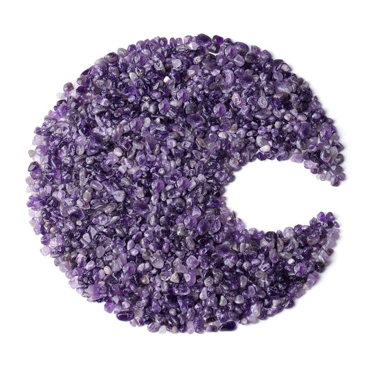 ZHIYUXI Amethyst Crystal Chips Fish Tank Gravel Vase Filler Stones Bulk Crushed Crystals Gemstone Polished Natural Quartz Stone Healing Crystals Glass Stones Fish Rocks