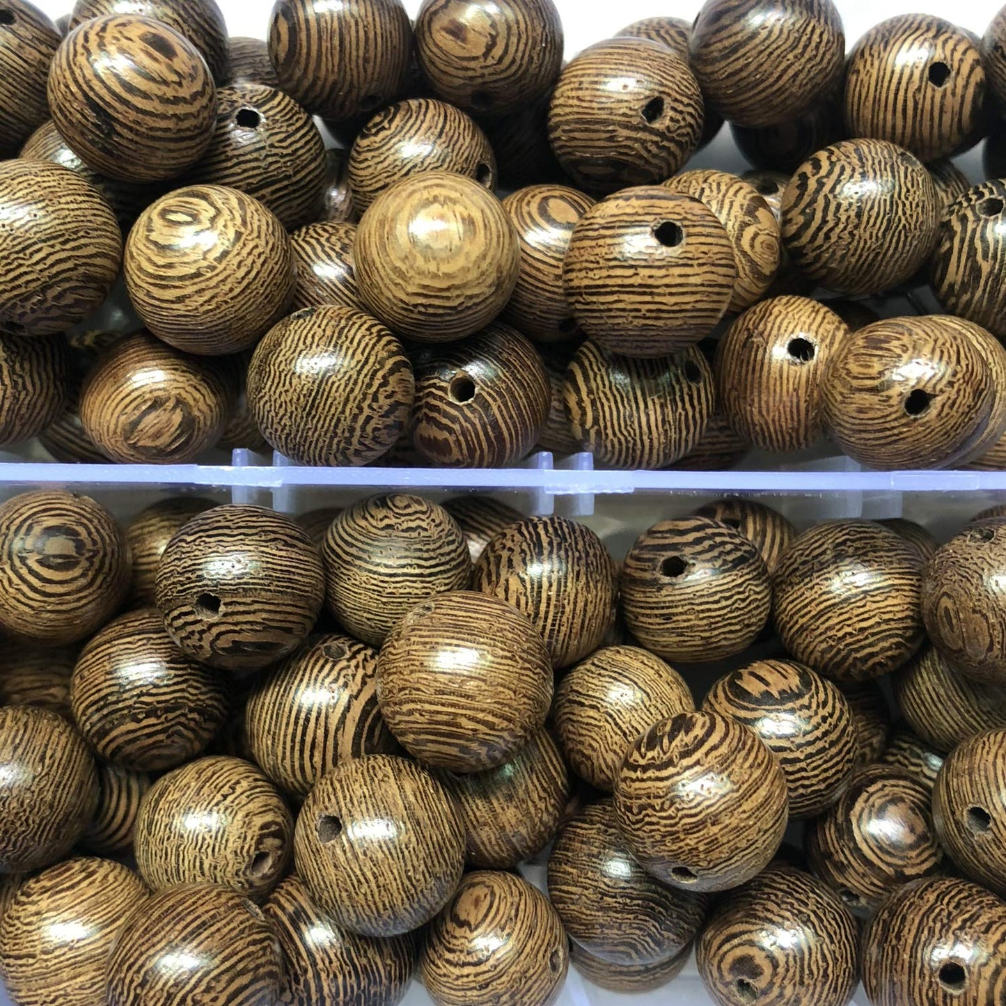 CarpenterC 200pcs 8mm Gorgeous Natural Round Polished Rosewood Loose Beads for Jewelry Making DIY Handmade Crafts