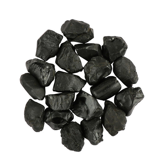 CRYSTALINES 100cts, Wholesale Natural Raw Black Spinel Gemstone, Untreated Rough Stone, Bulk Loose Supplies-Jewelry Making, Chakra Healing Crystals, August Birthstone, Gem Collection, 15-18pcs